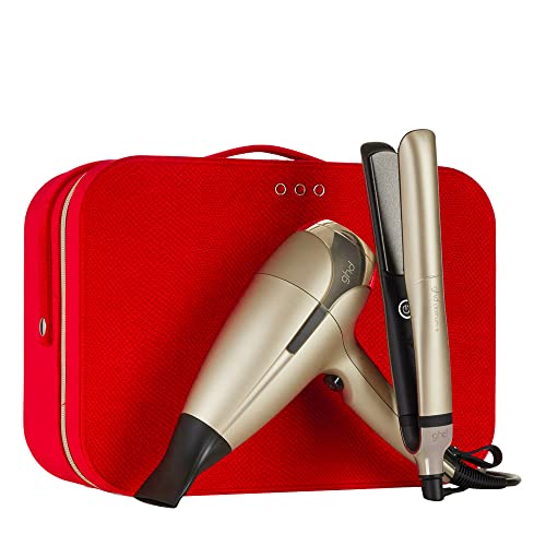 ghd platinum+ styler and helios hairdryer grand-luxe deluxe set with luxury case, limited edition
