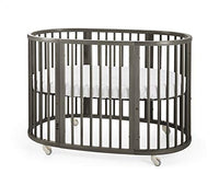 Thumbnail for STOKKE Sleepi™ Kinderbett – Mitwachsendes Bett für Kinder aus massivem Holz – Gitterbett in ovaler Form zum Wohlfühlen – Inkl. Matratze – Farbe: Hazy Grey im Sale