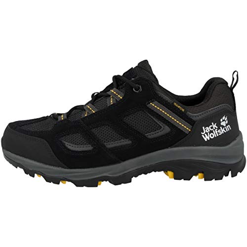 Jack Wolfskin Vojo 3 Texapore Low Herren Outdoorschuhe , Black Burly Yellow Xt, EU im Sale
