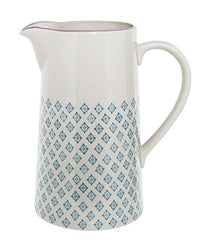 Thumbnail for Bloomingville Krug Patrizia, Farbe Blau, aus Steingut, D13,5xH22,5 cm, Inhalt 2000 ml, Spülmaschinengeeignet, 21105940 im Sale