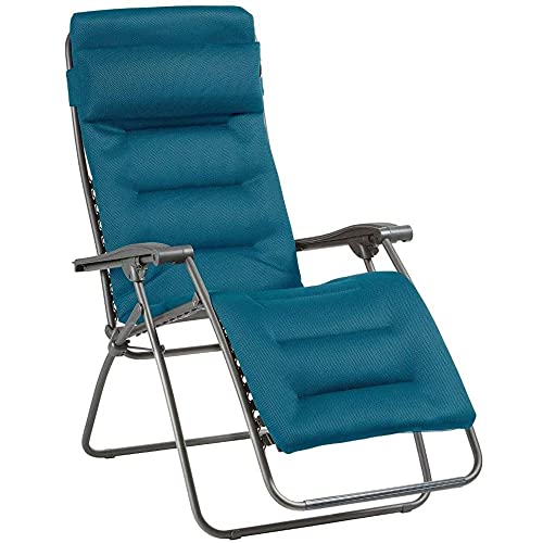 Lafuma Relax-Liegestuhl, Klappbar und verstellbar, RSX Clip, Air Comfort, Blau, LFM2038-8721 im Sale