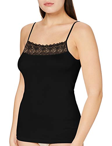 Palmers Damen Grace Hemdchen Unterhemd, Schwarz (Schwarz 900), (Herstellergröße: L) im Sale