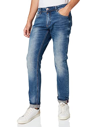 Timezone Herren Slim Scotttz Freizeithose, Light Heritage Wash, 31W 34L EU im Sale