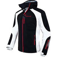 Thumbnail for Nebulus Herren Skijacke ROCKSHELL, warme Softshelljacke, praktische und vielseitige Winterjacke, schwarz-weiß - im Sale