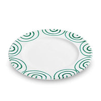Thumbnail for GMUNDNER KERAMIK Dessert plate Gourmet Diameter: 22 cm Green flamed tableware, handmade in Austria