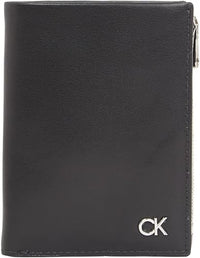 Thumbnail for Calvin Klein METAL CK TRIFOLD 6CC W/DETACH C Men's Wallets, Black (Ck Black), O on Sale