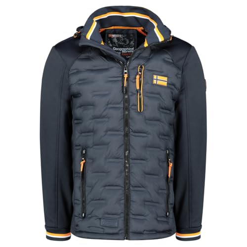 Geographical Norway - Men's Parka, model BETOM, navy blue, on sale