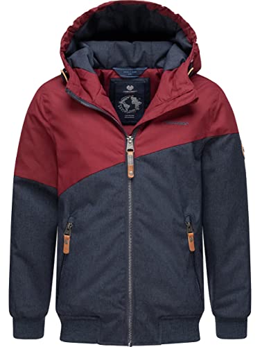 Ragwear children's boys' winter jacket outdoor jacket with hood Jowell Wine Red on sale