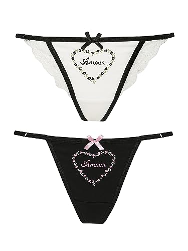 Vive Maria Princess Love women's thong set cream/black, on sale