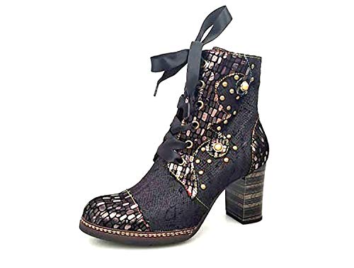 LAURA VITA Women's ELCEAO 03 Ankle Boots, Black (Noir Noir) on Sale