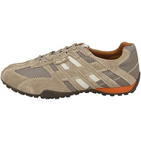 Thumbnail for Geox Men's U Snake K Sneaker, Beige Dk Orange, 43 EU on sale