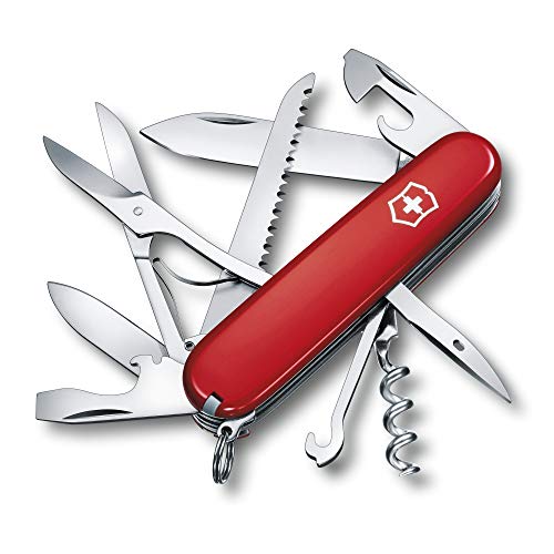 Victorinox Swiss Army Knife Huntsman, Multitool, Swiss Army Knife with 15 functions, blade, corkscrew, can opener on sale