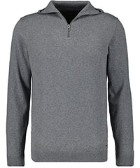 Thumbnail for RAGMAN men's knitted sweater with stand-up collar and zip, Camel-084 on sale