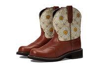 Thumbnail for Ariat Women's Fatbaby Heritage Farrah Western Boot - Autumn Leaf/Daisy Logo Print, 8.5 Medium im Sale