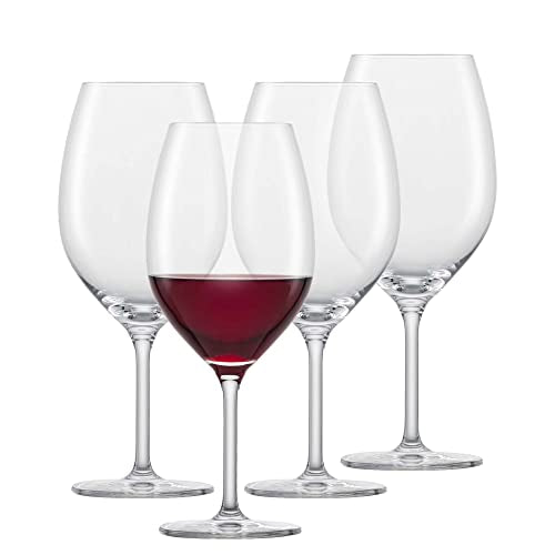 SCHOTT ZWIESEL Bordeaux Red Wine Glass For You (set of 4), timeless Bordeaux glasses for red wine, dishwasher-safe Tritan crystal glasses, Made in Germany (Art. No. 121869)