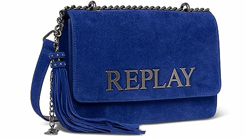 Replay women's suede handbag, Black 098 (Black), Onesize on sale