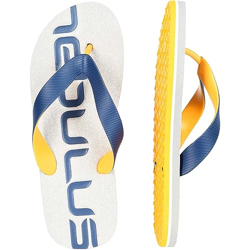 Nebulus Flip Flops Peed Herren, Navy-gelb - 45-46 im Sale