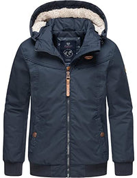 Thumbnail for Ragwear Kinder Mädchen Winterjacke Outdoorjacke wasserdicht mit Abnehmbarer Kapuze Alja Navy Gr. 140 im Sale