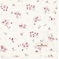 Thumbnail for GreenGate Emberly fabric napkin with lace white 40x40cm on sale