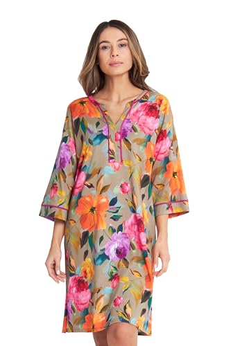 Rösch Nachthemd im Aquarell-Blüten-Druck Baumwolle/Modal 1243738 46 15647 im Sale