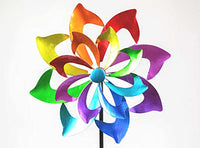 Thumbnail for formano Windrad Gartenstecker Color Flower H. 130cm D. 46cm Metall Garten F20