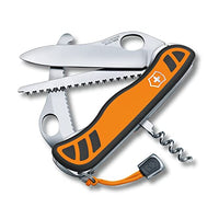 Thumbnail for VICTORINOX Swiss Army Knife Hunter XTM, hunting knife folding knife, 6 functions including wood saw, one-hand locking blade, orange/black on sale