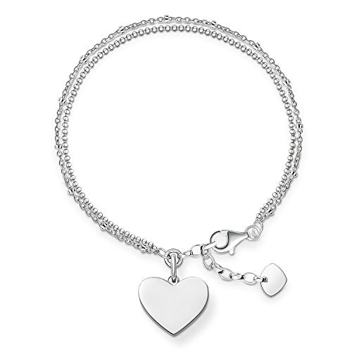 Thomas Sabo Damen Armband Love Bridge Herz 925 Sterling Silber LBA0102-001-12-L19,5v im Sale