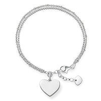 Thumbnail for Thomas Sabo Damen Armband Love Bridge Herz 925 Sterling Silber LBA0102-001-12-L19,5v im Sale