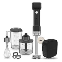 Thumbnail for Kitchenaid Kabelloser Stabmixer I Kitchenaid Go I Tragbarer Stabmixer und sowie zusätzlichem Zerkleinerer und Schneebesen I Mit akku I Schwarz im Sale