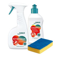 Thumbnail for HAKA Grill Master Set I 500ml Grease Cleaner Spray I 250ml Scouring Cream I 1 Kitchen Sponge I The Grill Master Set is perfect for thorough grill cleaning I Our professional set for the grilling season on sale