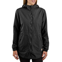Thumbnail for Carhartt Damen Rain Defender Relaxed Fit, leichter Mantel, Schwarz, im Sale