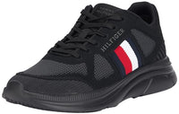 Thumbnail for Tommy Hilfiger MODERN RUNNER KNIT EVO ESS Mittelhoher Schnitt (Schuhe) Herren, Schwarz (Black), EU im Sale
