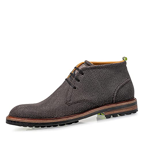 Floris van Bommel Grey Lizard Stiefelette Glattleder Animal Print Animal Reptil im Sale
