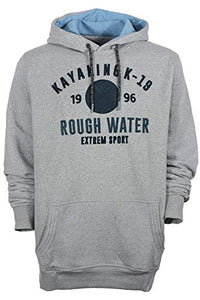 Thumbnail for Kitaro Hoody Kapuzenpullover Sweatshirt Sweat Herren Baumwolle, Farbe:grau, Herrengrößen:4 im Sale