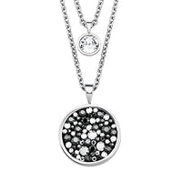 Thumbnail for s.Oliver Kette mit Anhänger Edelstahl Damen Halsschmuck, mit Kristall, 40/45+3 cm, Silber, Kommt in Schmuck Geschenk Box, 2018567 im Sale