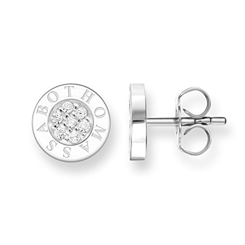 Thomas Sabo Ohrstecker Classic Pavé Weiß 925 Sterling Silber H1547-051-14 im Sale