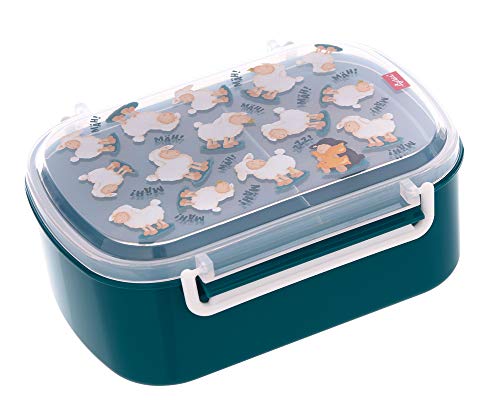 SIGIKID 25134 Brotzeitbox Farm OnTour Lunchbox BPA-frei Mädchen und Jungen empfohlen ab 2 Jahren blaub im Sale