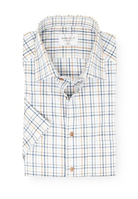 Thumbnail for Marvelis Herren Kurzarmhemd Kurzarm Non-Iron Modern Fit,Karo,New Kent, Kragenweite:46 im Sale