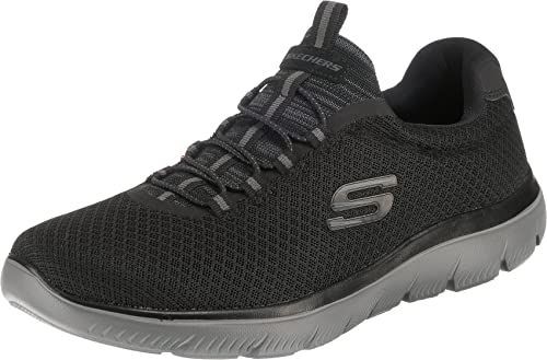 Skechers Men's Summits Sneaker, Navy Mesh Trim, 43 EU on sale