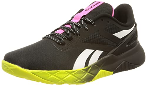 Reebok Herren NANOFLEX TR Sneakers, core Black/Atomic pink/Acid Yellow, EU im Sale