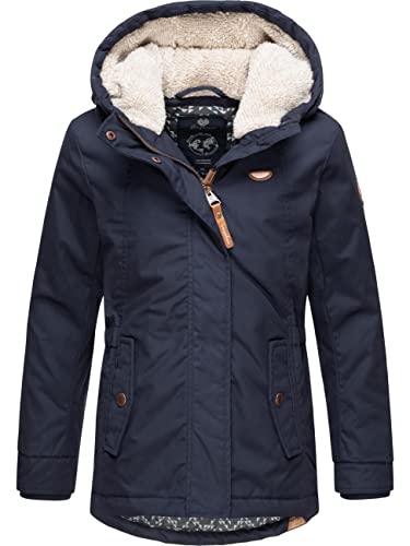 Ragwear children's girls' winter jacket, winter coat, outdoor jacket with hood, Elvina Black on sale