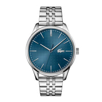 Thumbnail for Lacoste Analog Quartz Watch for Men with Silver Stainless Steel Bracelet - 2011049 on Sale