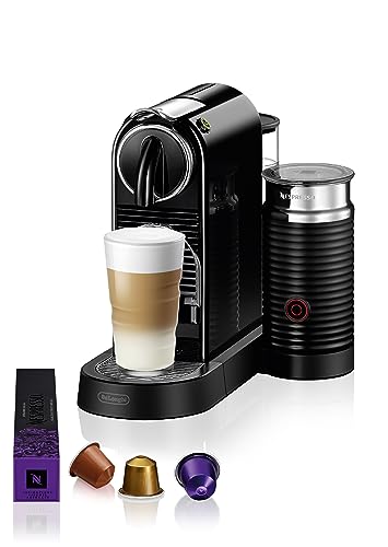 De'Longhi Nespresso Citiz EN167.B Espressomaschine Schwarz mit Hochdruckpumpe im Sale