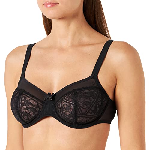 Chantelle ALTO, Sehr Bedeckender Bügel-BH, Damen Unterwäsche, Schwarz, 70 / 70E im Sale