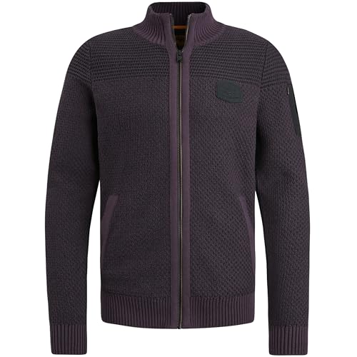 PME Legend Strickjacke mit Reißverschluss, Farbe:lila, im Sale