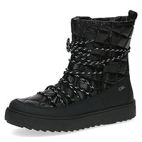 Thumbnail for CAPRICE Women's Lace-Up Winter Ankle Boots Airmotion Water-Repellent with Zipper Width G Vegan, Black (Black Comb), EU on Sale