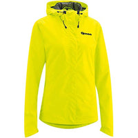 Thumbnail for Gonso Sura Light, Women's Cycling Jacket, Waterproof Rain Jacket, Waterproof up to 10,000 mm & Windproof, G-Tex, 2-layer laminate & taped seams, Wide Fit, PFC-free, Yellow, on Sale