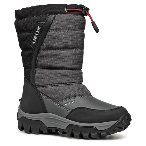 Geox J Himalaya Boy B ABX Snow Boot, Anthracite/Black, 39 EU im Sale