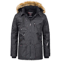 Thumbnail for Geographical Norway Men's Winter Parka Chirac Darkblue - - with UD Bandana on Sale