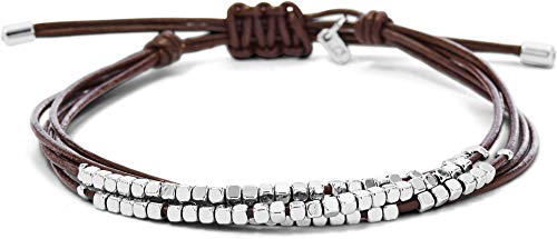 Fossil Armband Für Frauen, 63mm Verstellbares Braunes Grundmetallarmband, JA6379040 im Sale